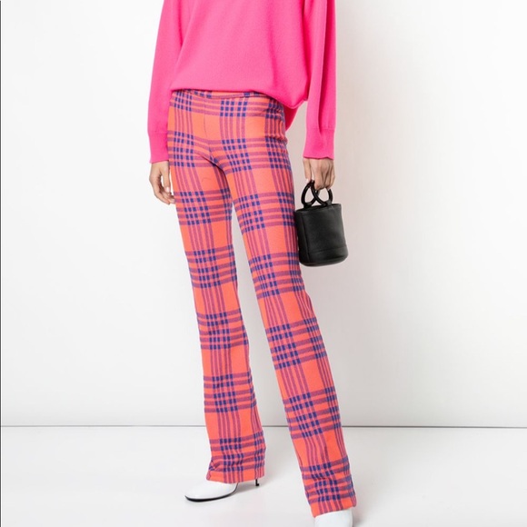 cynthia rowley plaid pants